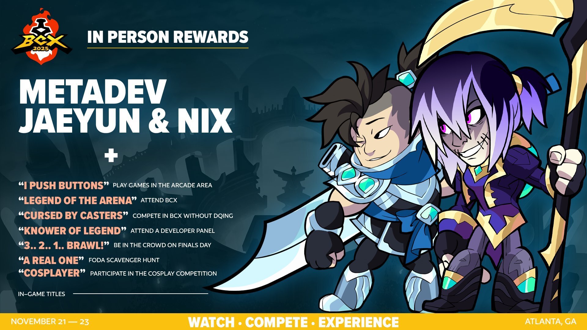 In Person Rewards at BCX2025